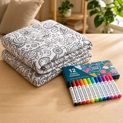 ColorCozy DIY Colouring Blanket - For the Whole Family