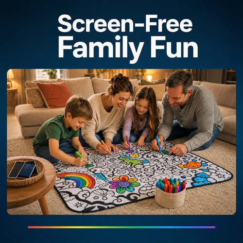 ColorCozy DIY Colouring Blanket - For the Whole Family