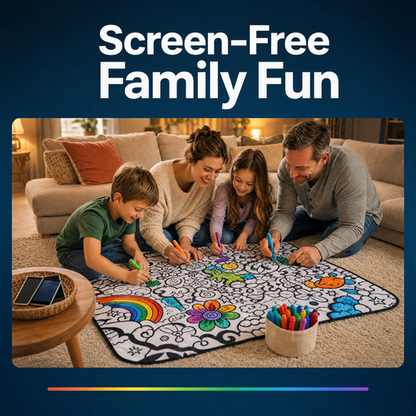 ColorCozy DIY Colouring Blanket - For the Whole Family