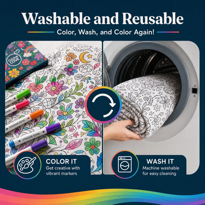 ColorCozy DIY Colouring Blanket - For the Whole Family