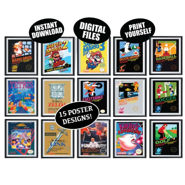 Retro Video Game Posters Beamix Retro Video Game Posters Beamix