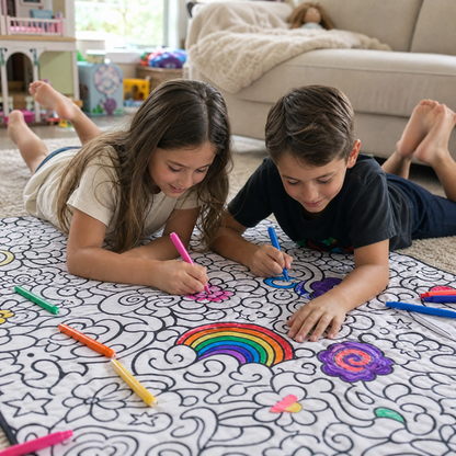 ColorCozy DIY Colouring Blanket - For the Whole Family