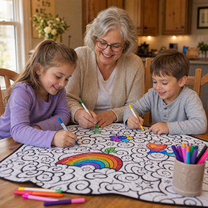 ColorCozy DIY Colouring Blanket - For the Whole Family