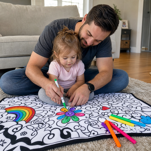 ColorCozy DIY Colouring Blanket - For the Whole Family