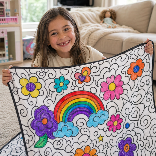 ColorCozy DIY Colouring Blanket - For the Whole Family