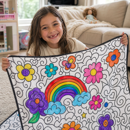 ColorCozy DIY Colouring Blanket - For the Whole Family