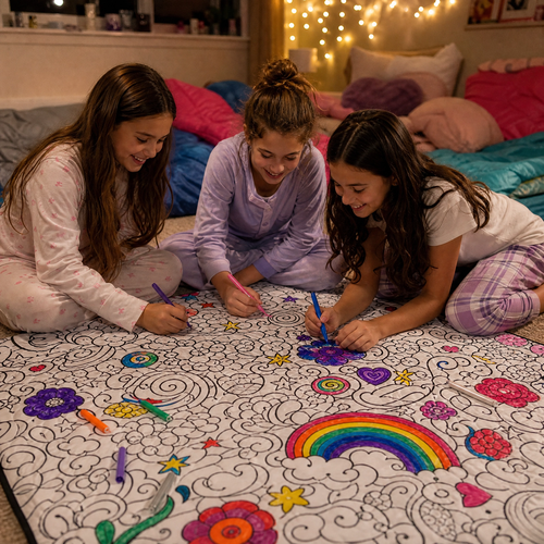 ColorCozy DIY Colouring Blanket - For the Whole Family