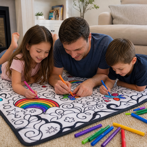 ColorCozy DIY Colouring Blanket - For the Whole Family