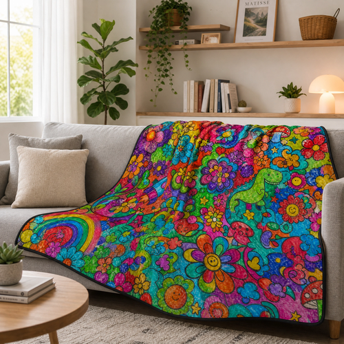 ColorCozy DIY Colouring Blanket - For the Whole Family
